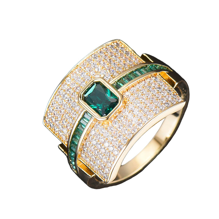 Anello impilabile per donne | Design di lusso | Zircone cubico | Anello di fidanzamento e statement