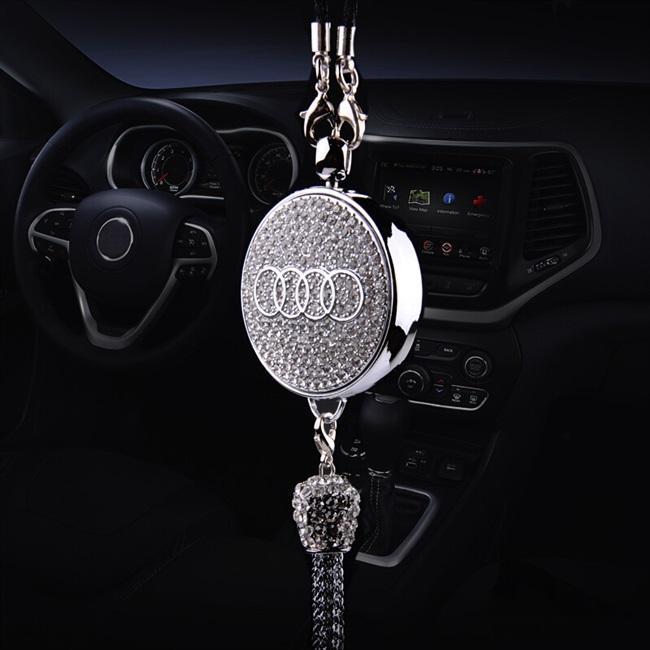 Porta-profumo Auto | Cristallo &amp; Lega di zinco | Decorazione scintillante &amp; Idea regalo