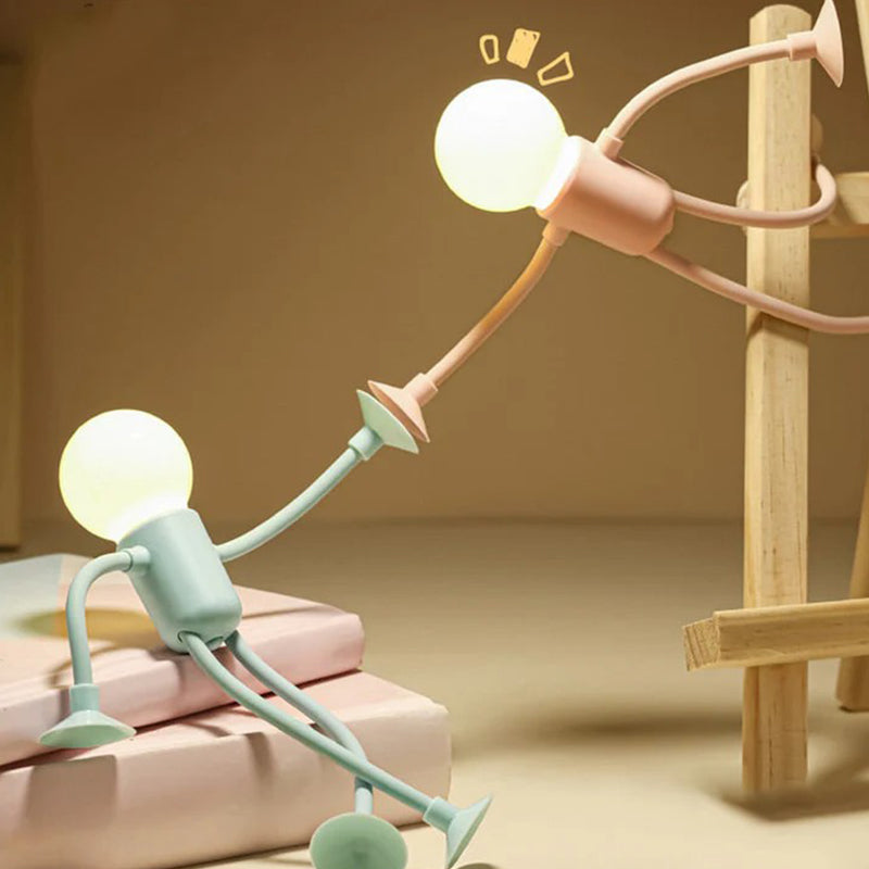 BeamLight Lampada Notturna LED | Figurina Regolabile dal Design Sportivo | Bianco Caldo &amp; Energeticamente Efficiente | Lampada Decorativa Creativa