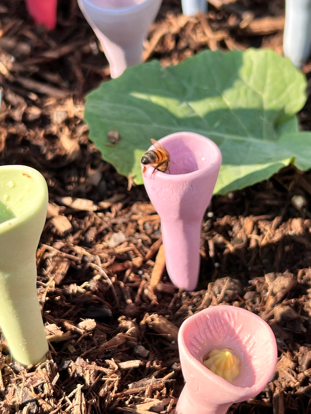 BeeCups – Tazze in Porcellana per Api nel Giardino (5-pack)