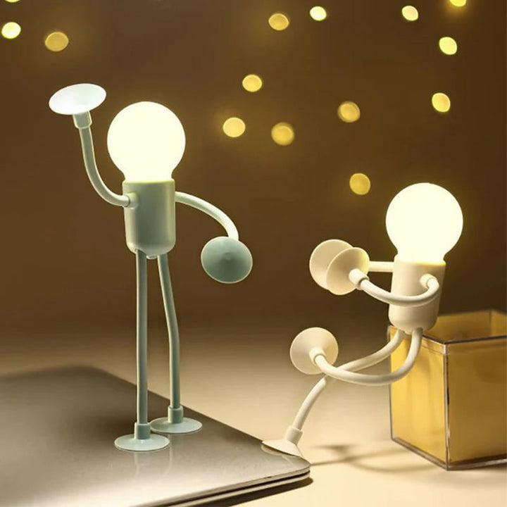 BeamLight Lampada Notturna LED | Figurina Regolabile dal Design Sportivo | Bianco Caldo &amp; Energeticamente Efficiente | Lampada Decorativa Creativa
