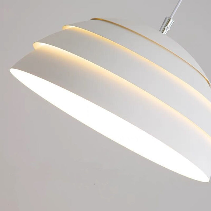 NordDome: Lampada a sospensione moderna in stile nordico con cupola in alluminio e LED – per ristoranti e cucine abitative