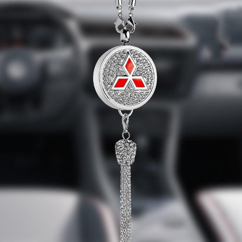 Porta-profumo Auto | Cristallo &amp; Lega di zinco | Decorazione scintillante &amp; Idea regalo