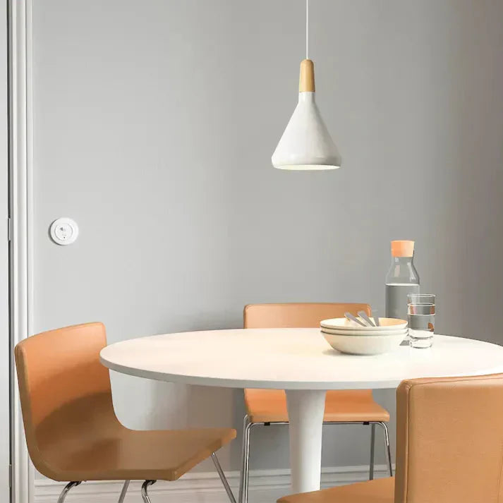 MacaronLumi: Lampada a sospensione in alluminio con colori Macaron e attacco E27 – per sala da pranzo e area caffè