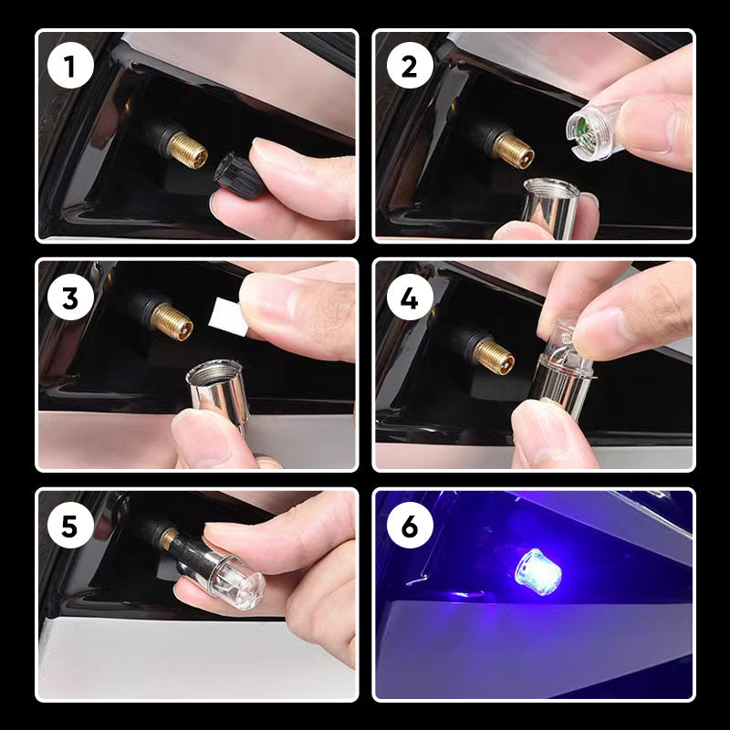 Tappi per Valvola di Pneumatico con LED
