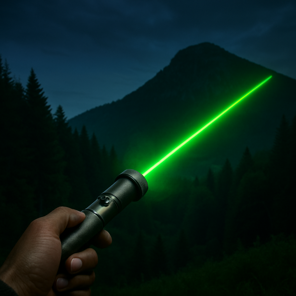 Potente Torcia Laser a Lungo Raggio