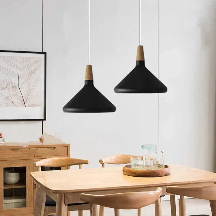 MacaronLumi: Lampada a sospensione in alluminio con colori Macaron e attacco E27 – per sala da pranzo e area caffè
