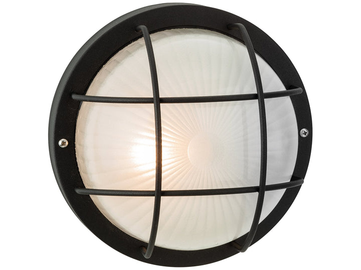 Luce da parete rotonda Larsen con gabbia