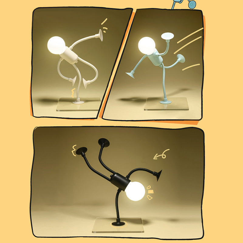 BeamLight Lampada Notturna LED | Figurina Regolabile dal Design Sportivo | Bianco Caldo &amp; Energeticamente Efficiente | Lampada Decorativa Creativa