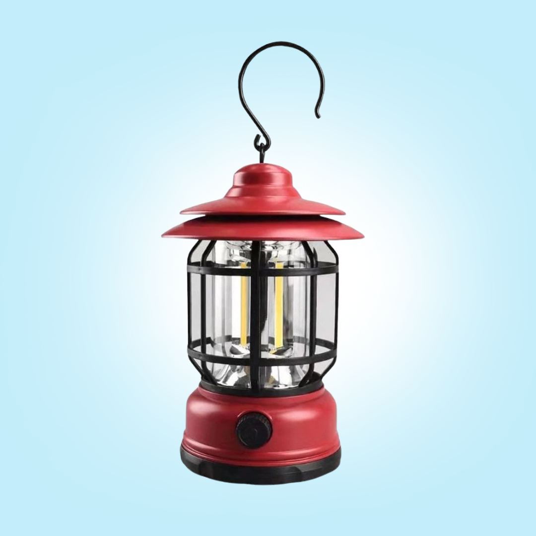 LumiCamp™ – Lampe de Camping Rétro Portable