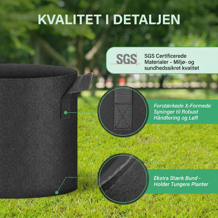 EcoSprout™ – Sacs de Plantes Réutilisables en Géotextile