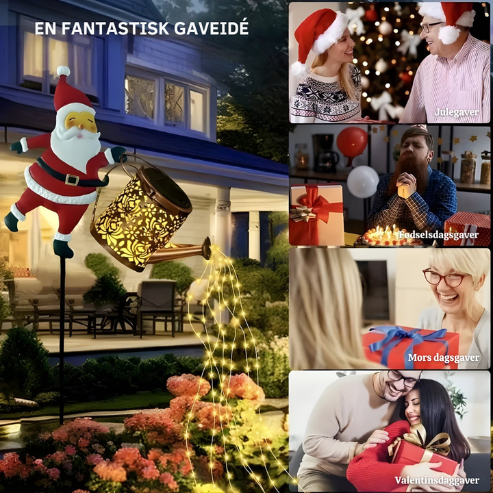 NoelPour™ – Lampe de Jardin à Panneaux Solaires de Père Noël