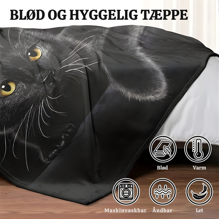 NightPurr™ – Tappeto Elegante Nero con Sensazione di Morbidezza