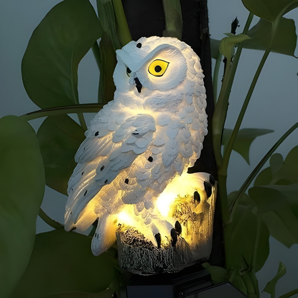 LumaOwl™ – Lampada da giardino solare Glow