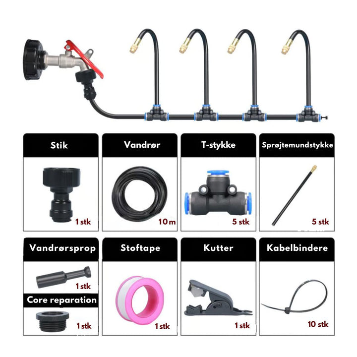 MistFlow™ – Arroseur Intelligent 360°