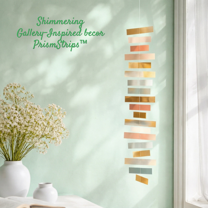 PrismStrips™ – Ghirlanda in Carta Riflettente Kinetica