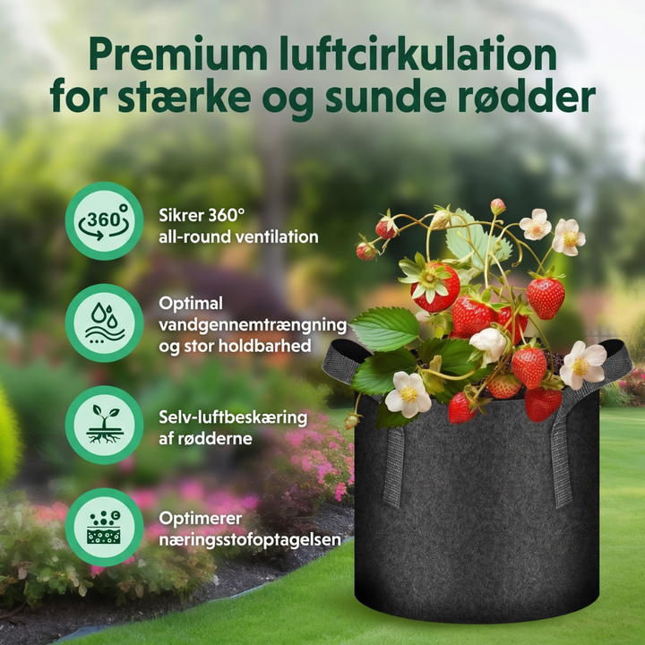 EcoSprout™ – Sacs de Plantes Réutilisables en Géotextile