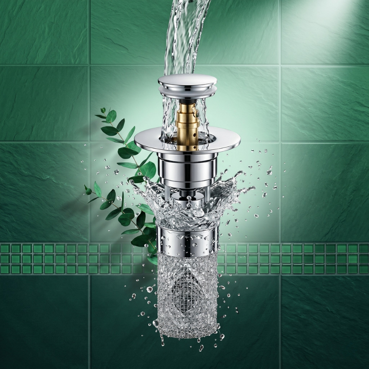 ClogFree™ – Filtro in Acciaio Inossidabile per Lavello da Cucina