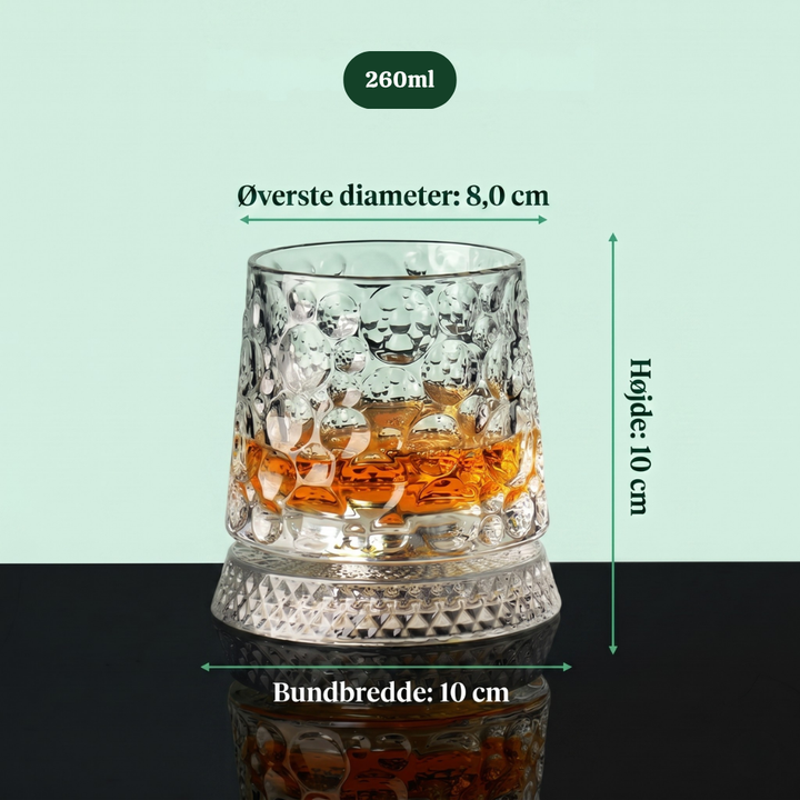SwirlSip™ – Bicchiere da whisky in cristallo rotante 360° Premium