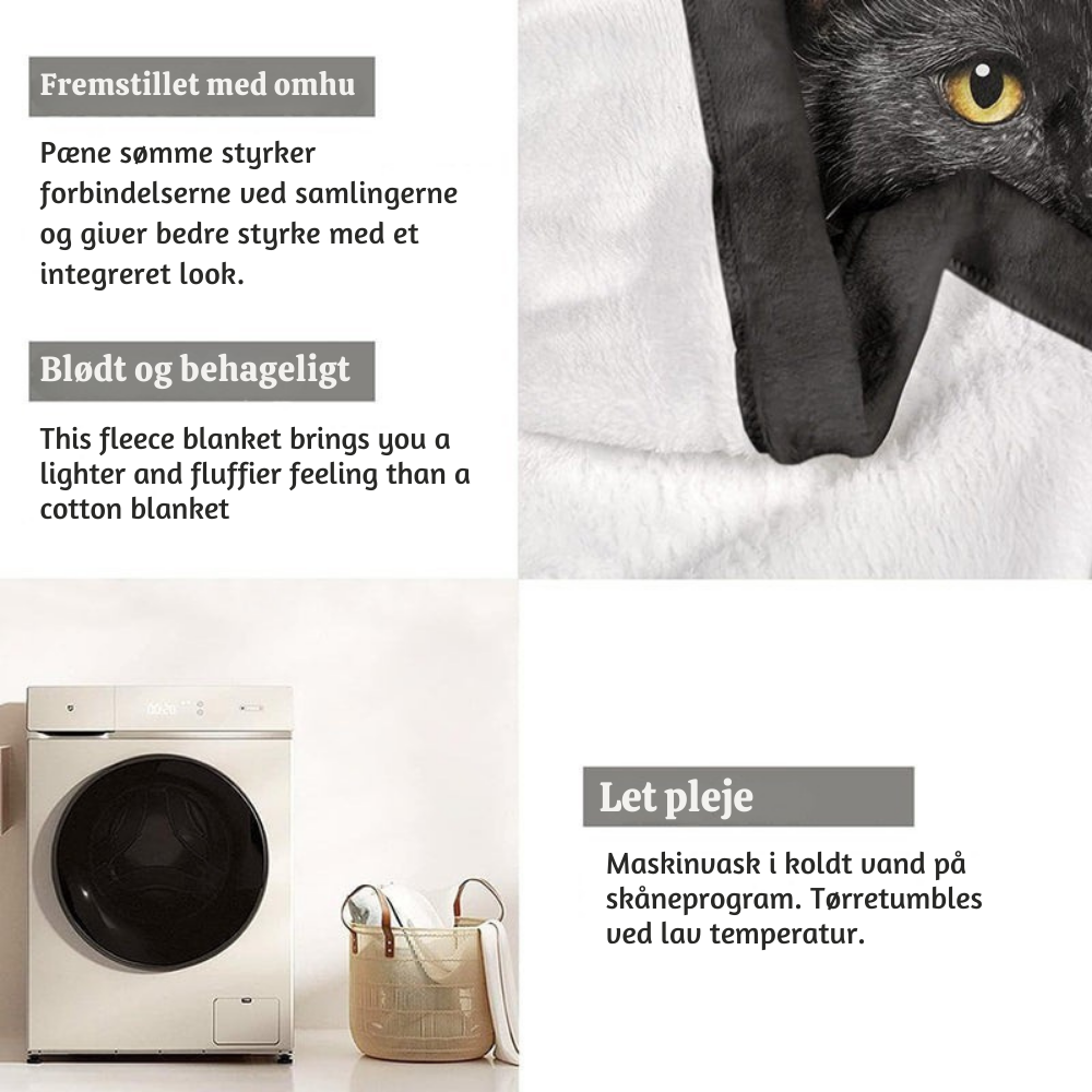 NightPurr™ – Tappeto Elegante Nero con Sensazione di Morbidezza