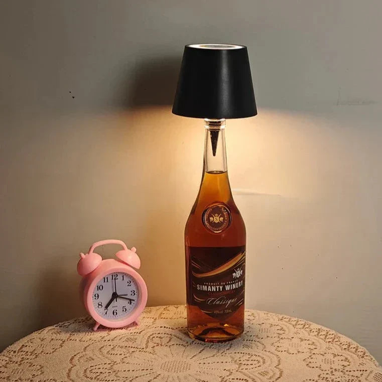 GlühweinFlasche™ Lampada da bottiglia senza fili | Beccuccio per bottiglia LED | Illuminazione d&