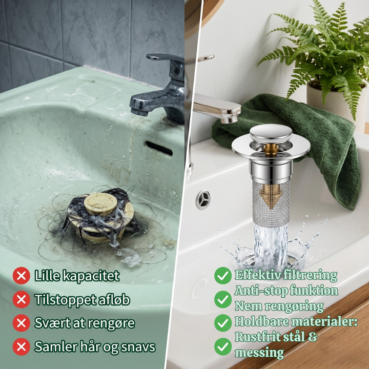 ClogFree™ – Filtro in Acciaio Inossidabile per Lavello da Cucina