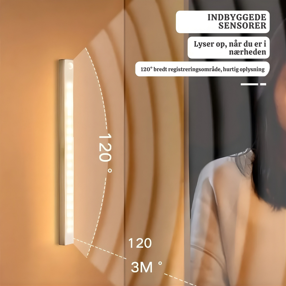 LumoBar™ – Barra luminosa LED magnetica intelligente con sensore di movimento
