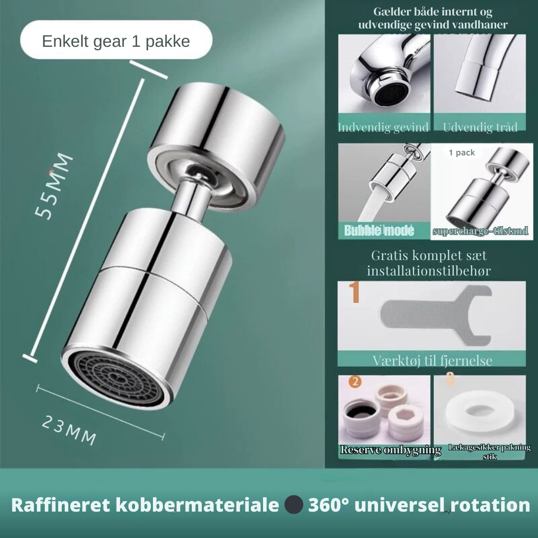 AquaFlex™ - Rubinetto con uscita d&