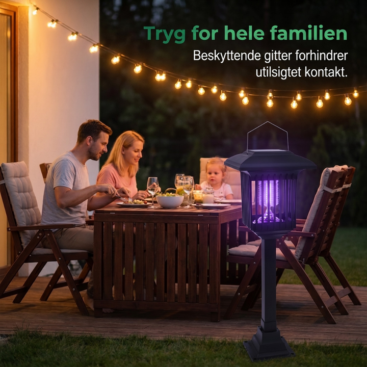 BuzzLight™ – 2-en-1 Lampe de Jardin Solaire et Tueur de Moustiques