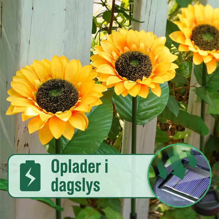 SunBloom™ – Lampe de tournesol à énergie solaire avec LED pour le jardin