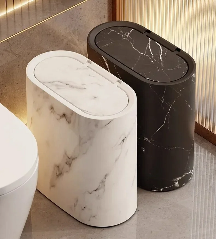 Cestino con Design in Marmo