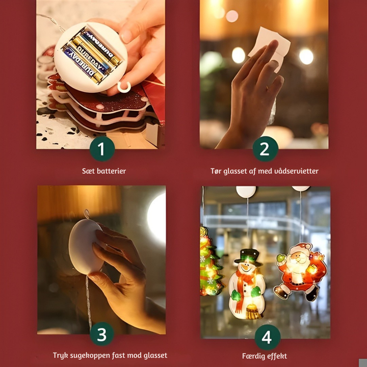 HoliBright™ – Luci festive per finestre di Natale illuminate