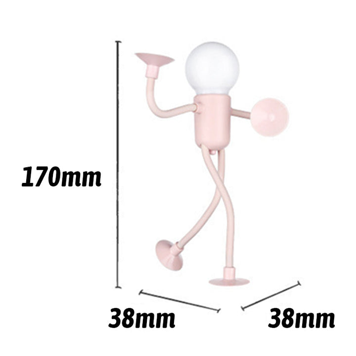 BeamLight Lampada Notturna LED | Figurina Regolabile dal Design Sportivo | Bianco Caldo &amp; Energeticamente Efficiente | Lampada Decorativa Creativa