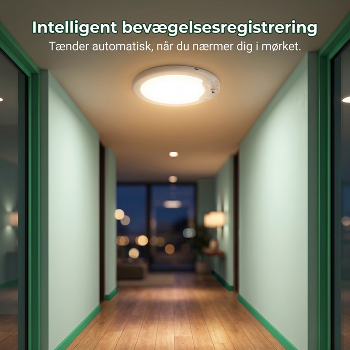 LumiCore™ – Lampada a soffitto LED senza fili con sensore di movimento