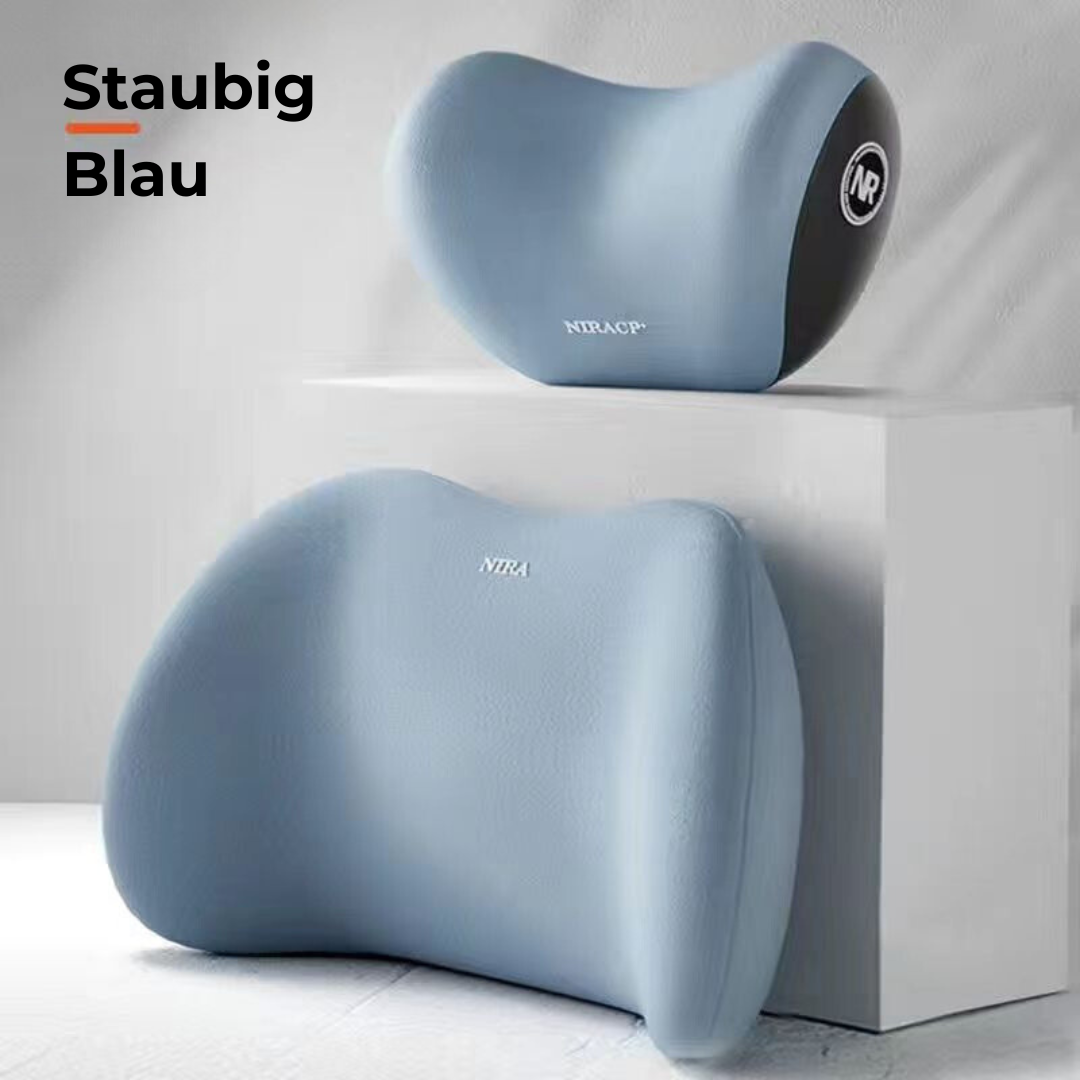 BequemesReisen™ Cuscino di supporto cervicale e lombare per auto