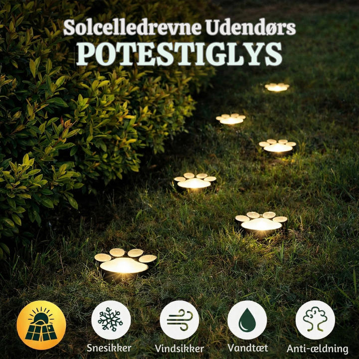 GlowPaws™ – Lampade Solari per Sentieri per Zampe di Animali
