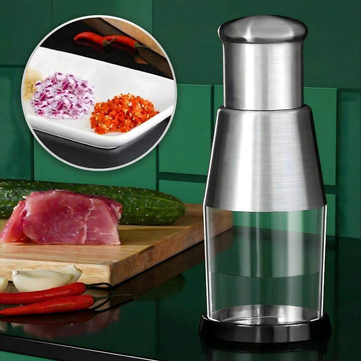 ChefMince™ – Macinino per Aglio e Spezie in Acciaio Inossidabile
