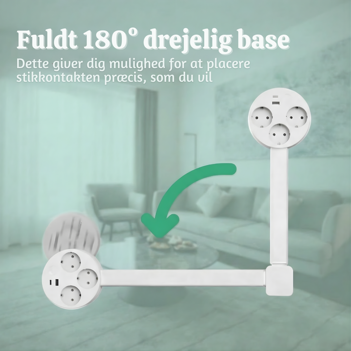 FlexPlug™ – Hub di estensione di corrente multi-prese regolabile