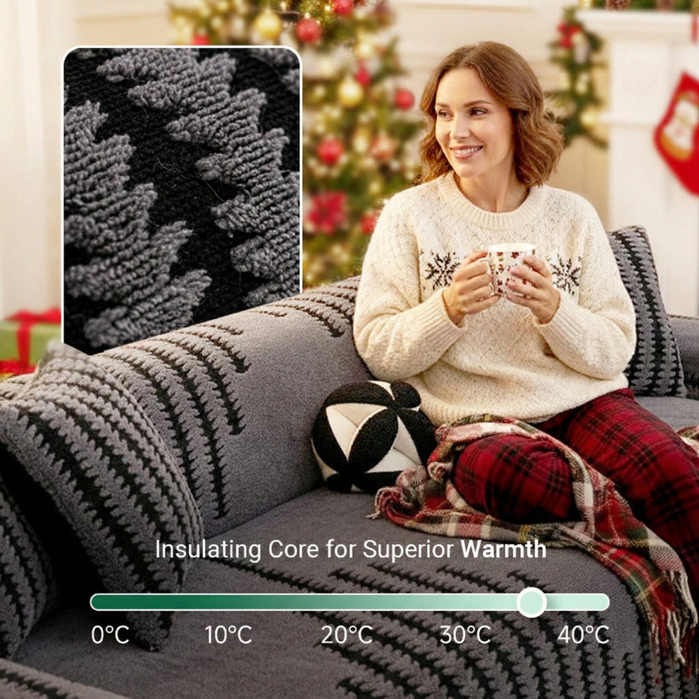 SofaHaven™ – Copertura per divano in velluto antiscivolo