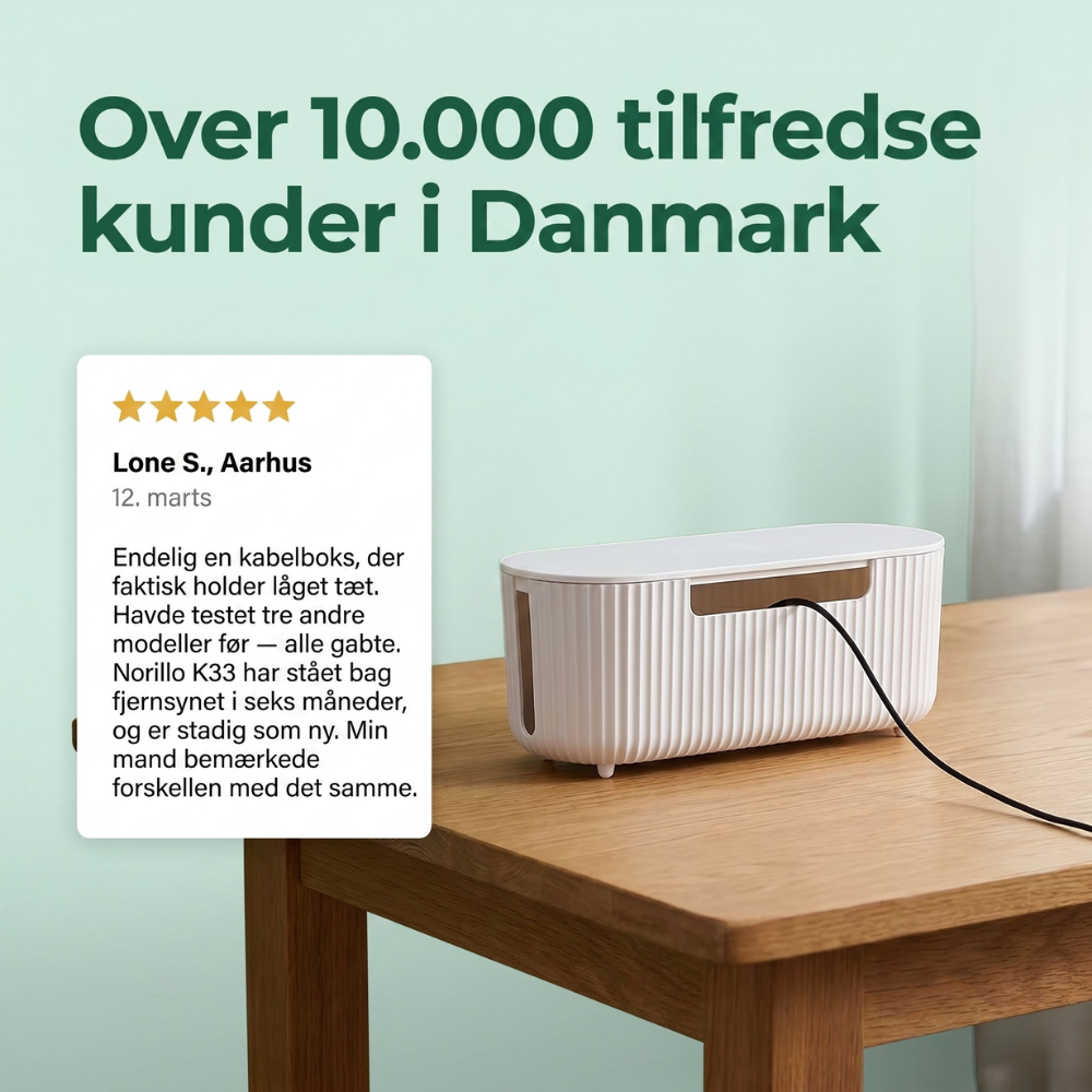 CableNest™ – Scatola Scandinava per Cavi e Gestione dei Cavi
