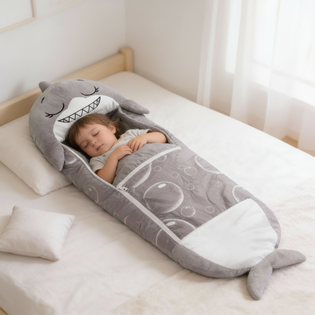 Sacchetto a Pelo Pieghevole per Bambini a Forma di Animale – Snoozi