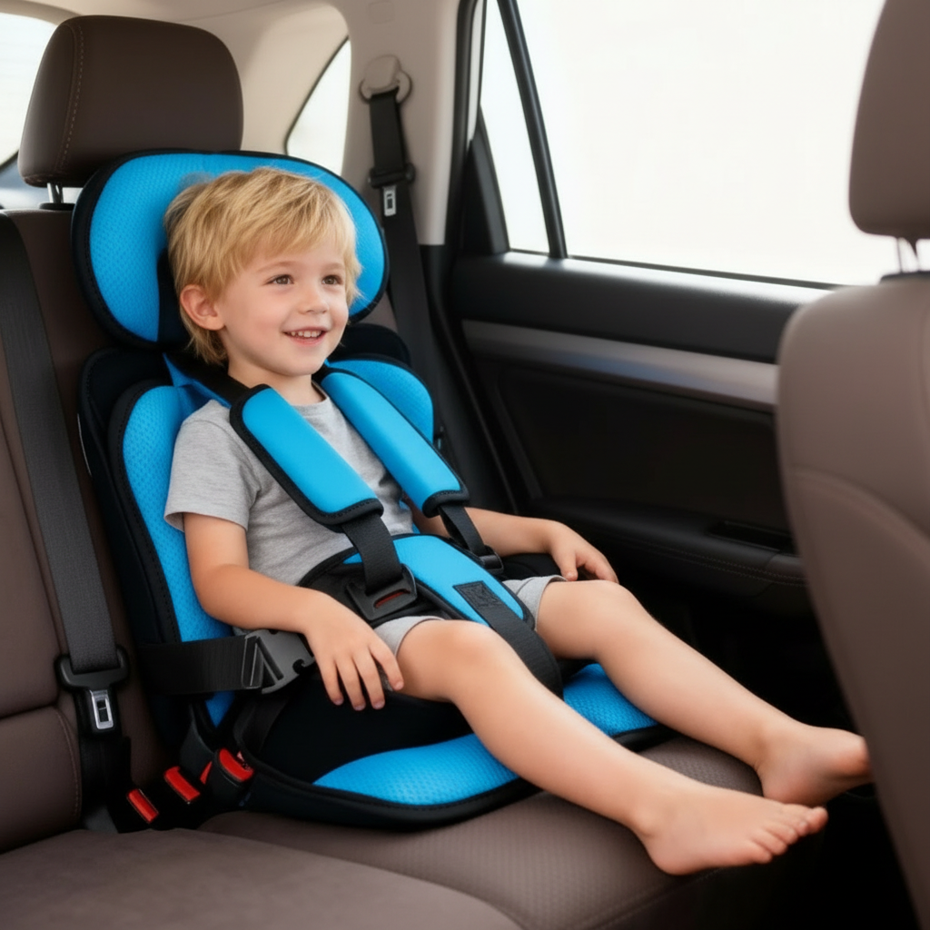 Seggiolino Elevatore Portatile e Pieghevole per Bambini