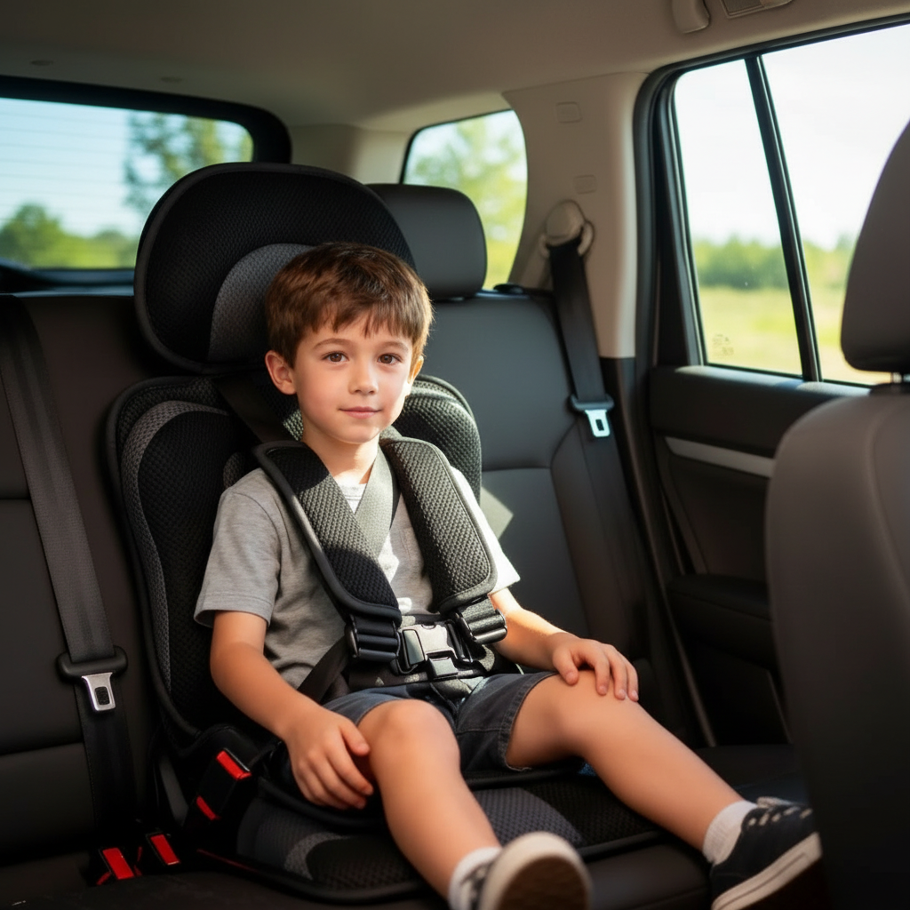 Seggiolino Elevatore Portatile e Pieghevole per Bambini