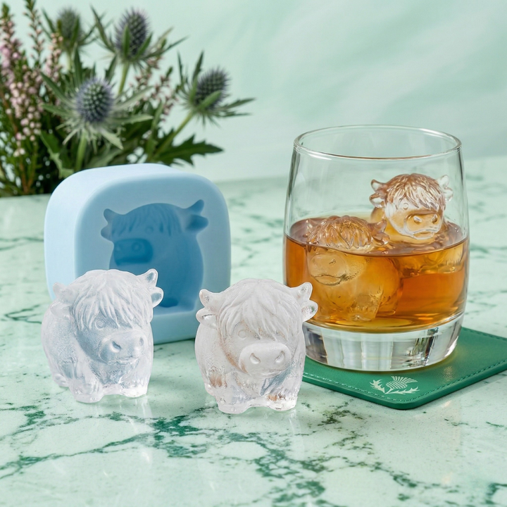 FrostMoo™ – Stampo per Ghiaccio 3D con Bestiame delle Highlands Scozzesi