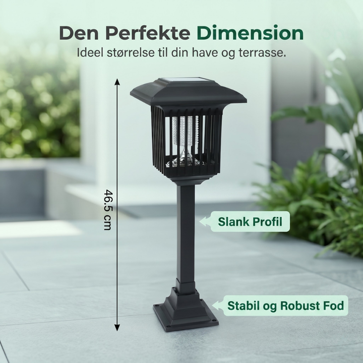 BuzzLight™ – 2-en-1 Tueur de Moustiques Solaire et Lampe de Jardin