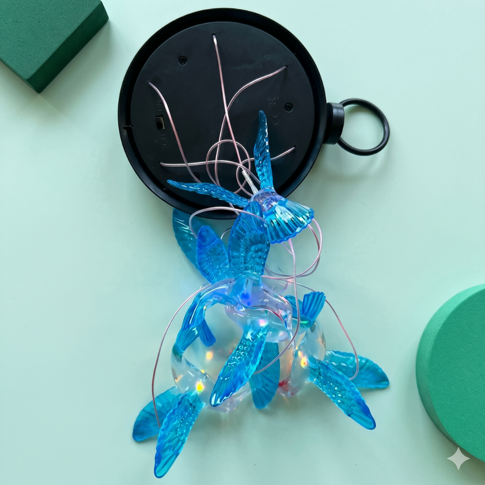 SkyCharm™ – Campana a vento colibrì alimentata da energia solare