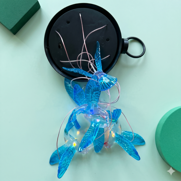 SkyCharm™ – Campana a vento colibrì alimentata da energia solare