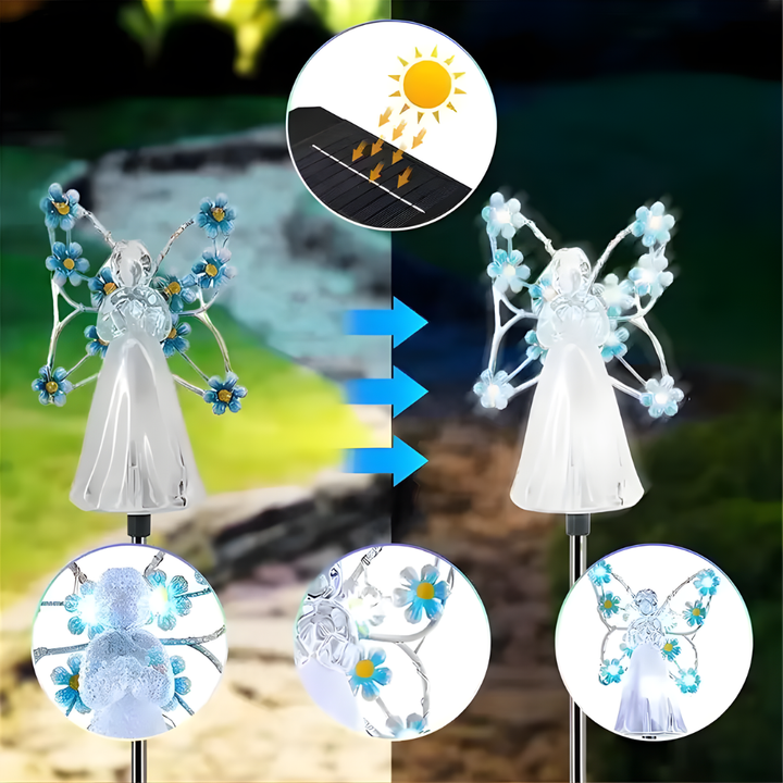 DivinaLight™ – Illuminazione da giardino a forma di angelo ad energia solare
