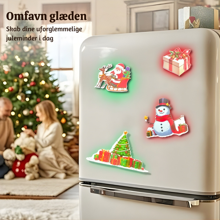 FestiShine™ – Set di Adesivi Murali Luminosi di Natale
