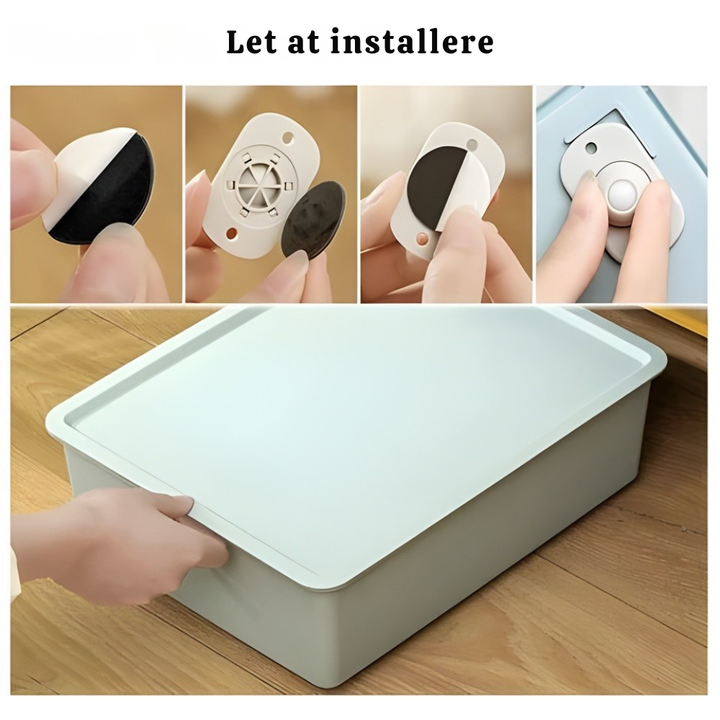 RollEase™ – Ruote Rotative Universali Adesive